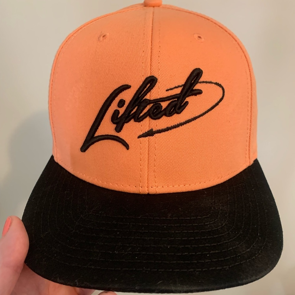 Orange and Black Lifted Cap